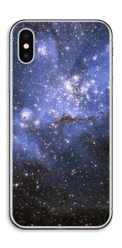 Galáxia Azul Skin IPhone X