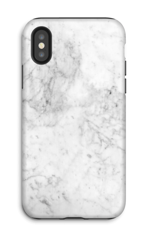 White Icy Stone case IPhone X tough