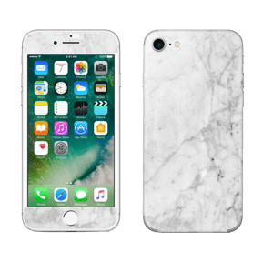 Branco gelado Skin IPhone 7