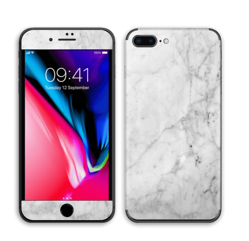 Icy White  Skin IPhone 8 Plus