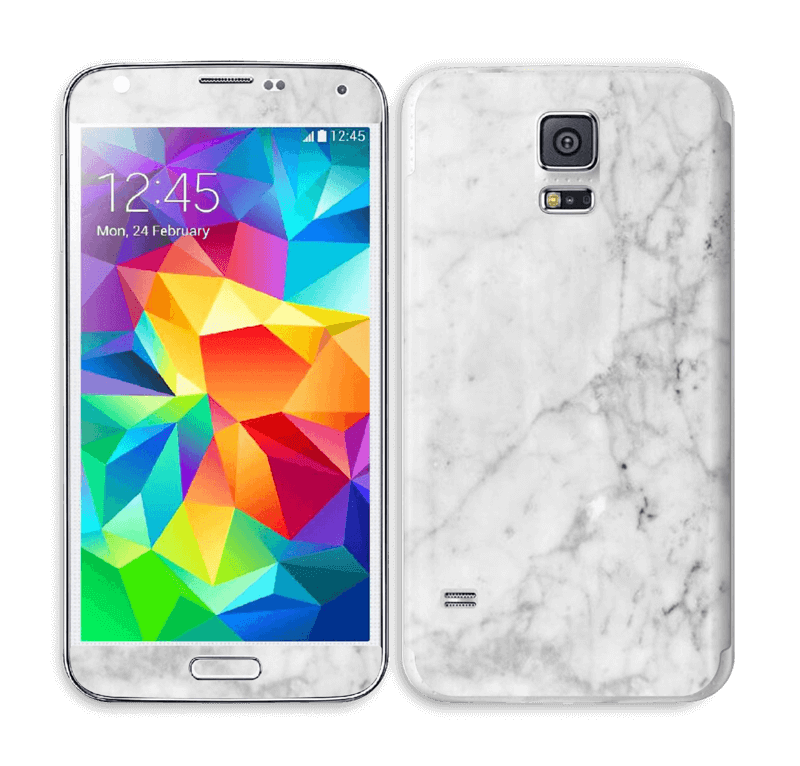 Icy White  Skin Galaxy S5