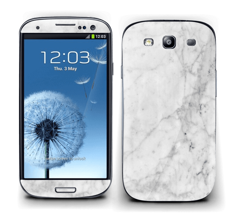 Icy White  Skin Galaxy S3