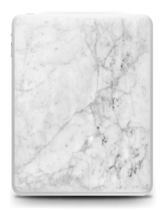 Branco gelado Skin IPad 1