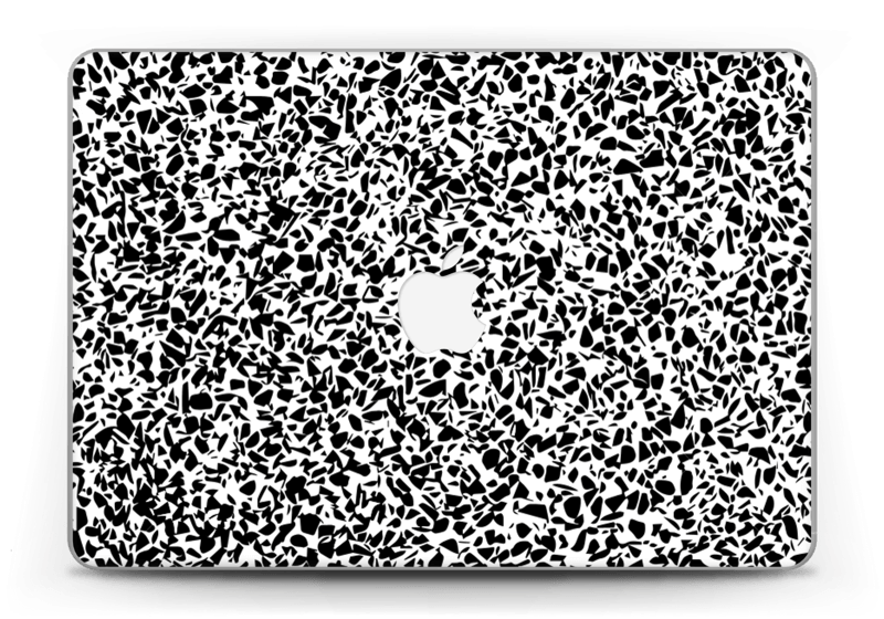 Grafisk Terazzo i svarthvit Skin MacBook Pro Retina 13” 2015