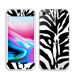 Zebra preto e branco Skin IPhone 8