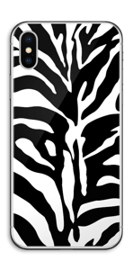 Zebra preto e branco Skin IPhone X