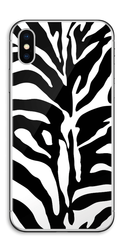 Zebra pattern Skin IPhone X