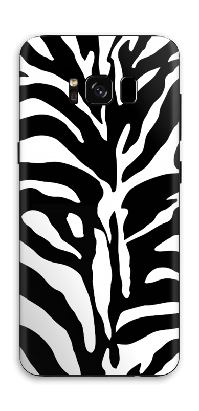 Sebramønster Skin Galaxy S8