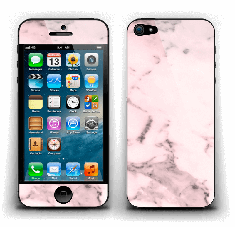 Pink marble  Skin IPhone 5
