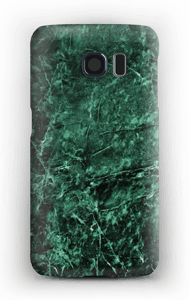 Grønn marmor deksel Galaxy S6