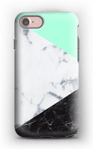 Mint Marmer hoesje IPhone 7 tough