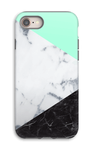 Mint Marmer hoesje IPhone 8 tough