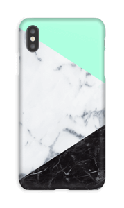 Mistura contrastante Capa IPhone XS Max