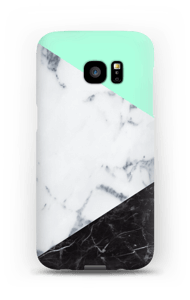 Mint Marmer hoesje Galaxy S7 Edge