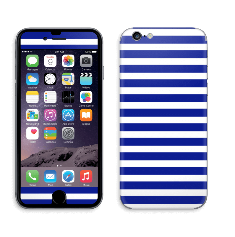 Riscas azuis Skin IPhone 6/6s