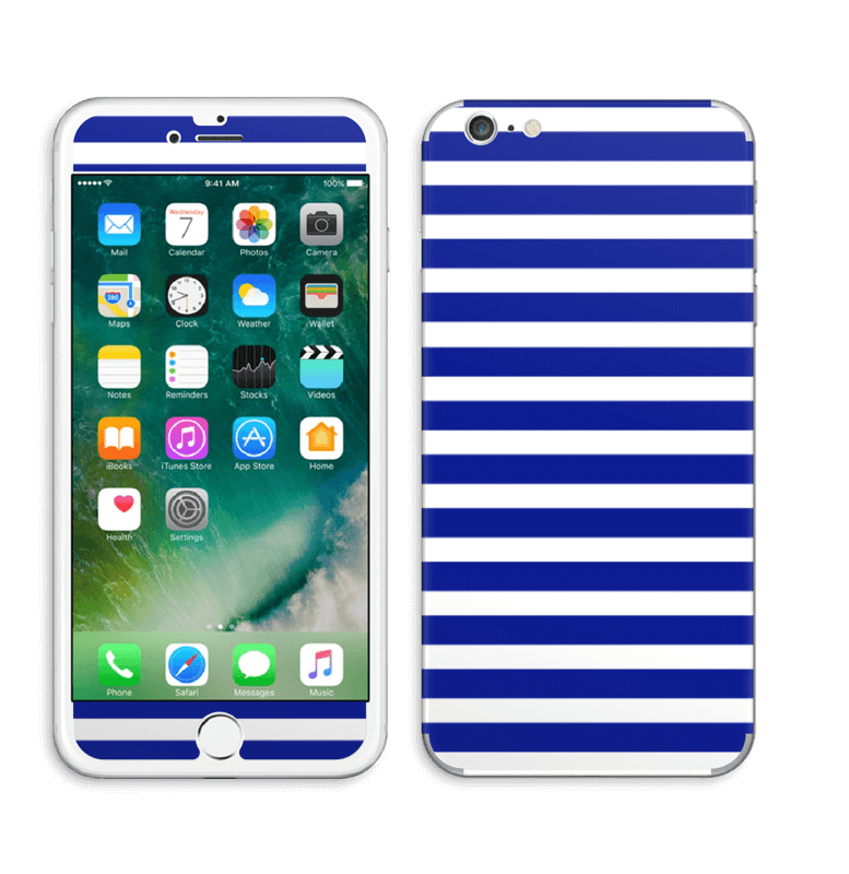 Riscas azuis Skin IPhone 6 Plus