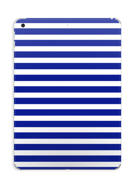 Riscas azuis Skin IPad 2017