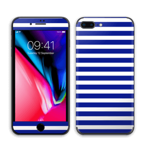 Riscas azuis Skin IPhone 8 Plus