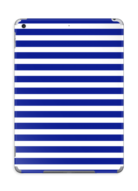 Riscas azuis Skin IPad 2018