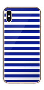 Riscas azuis Skin IPhone XS Max