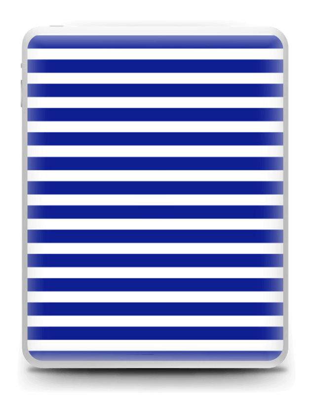 Riscas azuis Skin IPad 1
