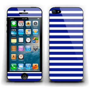 Riscas azuis Skin IPhone 5