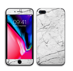 Mármore branco Skin IPhone 8 Plus