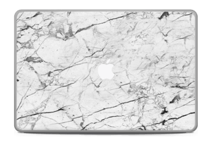 White marble skin for your MacBook Pro 17” -2015, make it custom by adding your name or logo