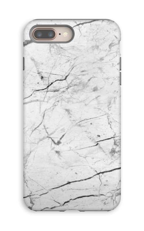 Täydellinen valkoinen kuoret IPhone 8 Plus tough