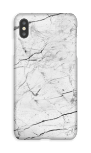 Mármore branco Capa IPhone XS Max