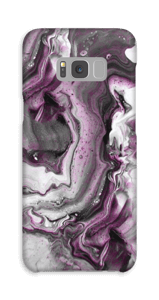 Paars patroon hoesje Galaxy S8 Plus