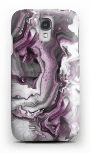 Paars patroon hoesje Galaxy S4