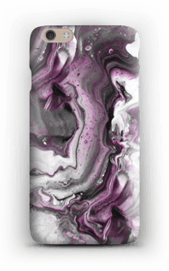Paars patroon hoesje IPhone 6 Plus