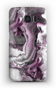 Paars patroon hoesje Galaxy S6