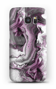 Paars patroon hoesje Galaxy S7