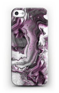 Paars patroon hoesje IPhone SE