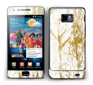 Lovely gold and white design for your skin, add your own personal touch with your name.