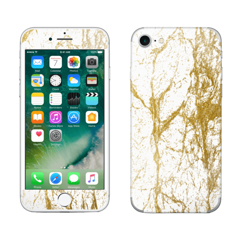 Lovely gold and white design for your skin, add your own personal touch with your name.