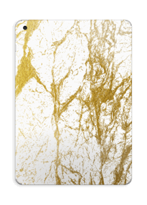 Branco e Dourado Skin IPad 2017