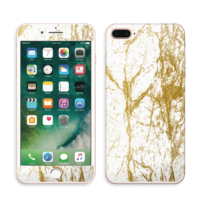 Lovely gold and white design for your skin, add your own personal touch with your name.