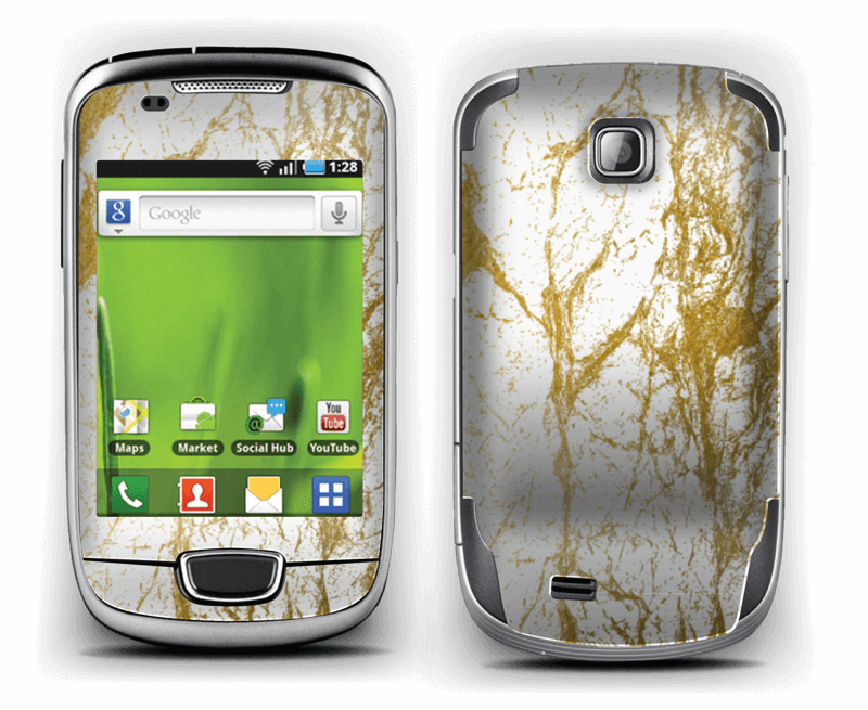 Lovely gold and white design for your skin, add your own personal touch with your name.