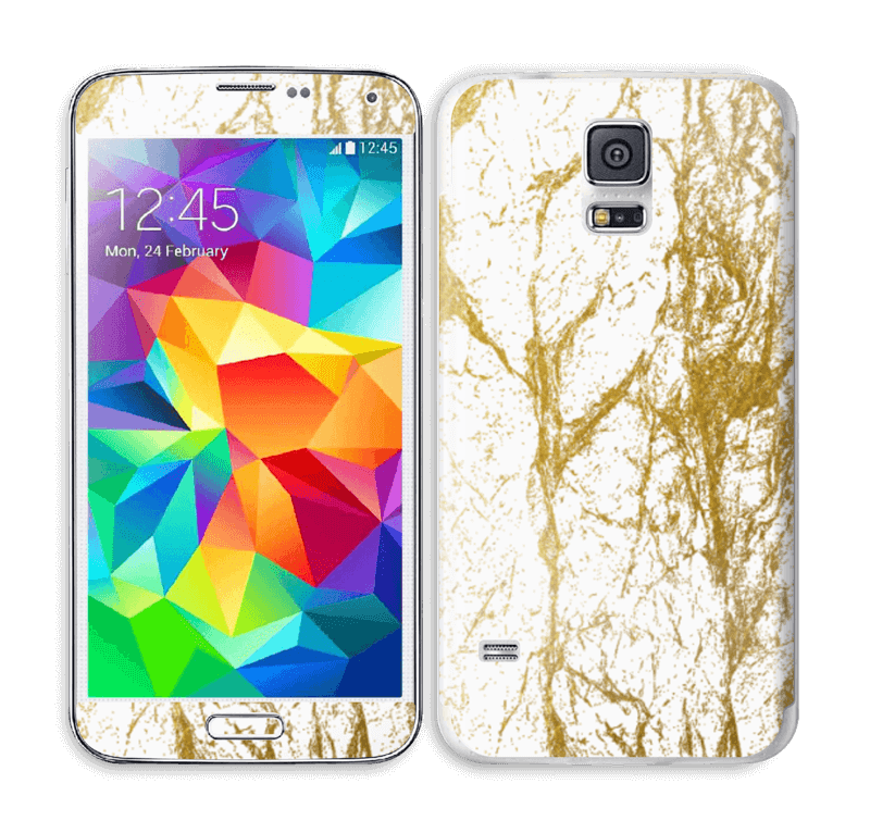 Lovely gold and white design for your skin, add your own personal touch with your name.