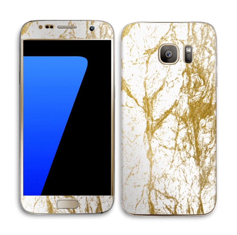 Lovely gold and white design for your skin, add your own personal touch with your name.