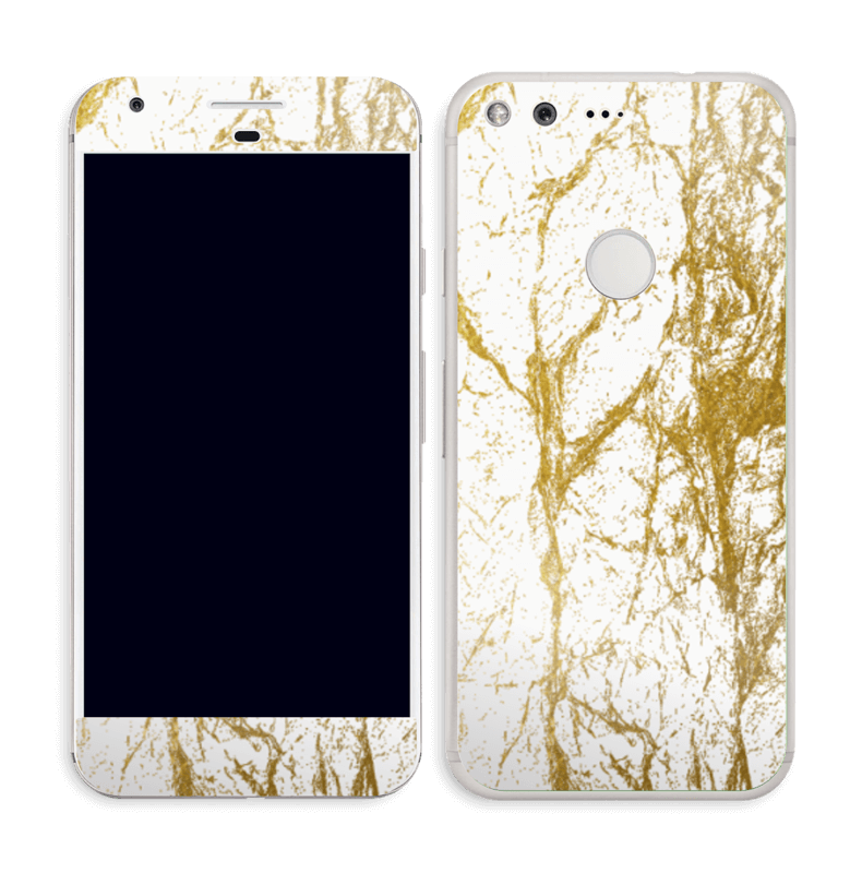 Lovely gold and white design for your skin, add your own personal touch with your name.
