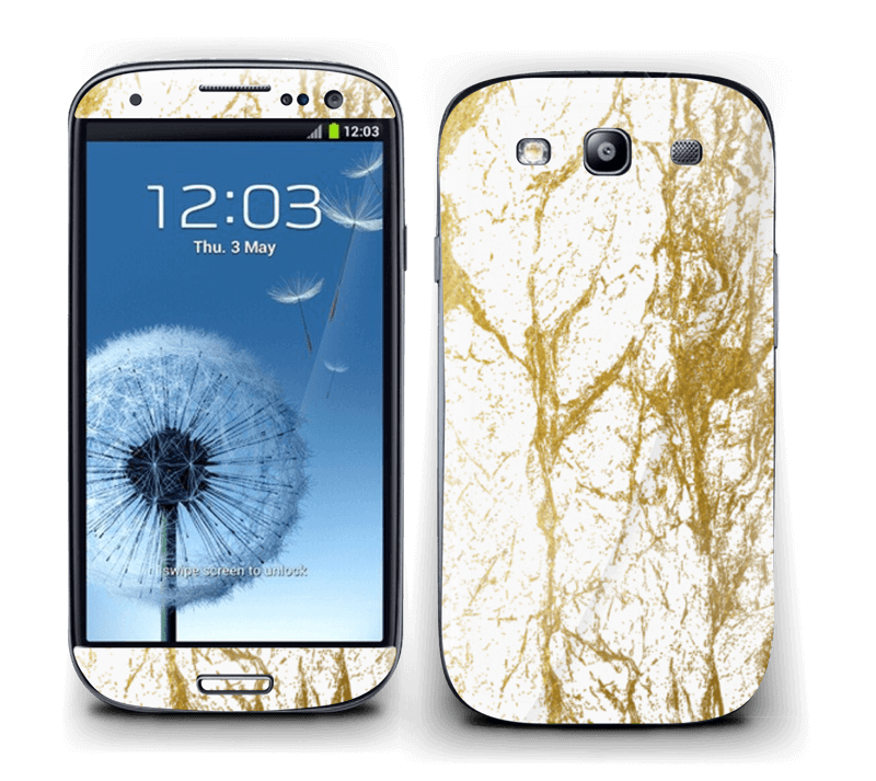 Lovely gold and white design for your skin, add your own personal touch with your name.