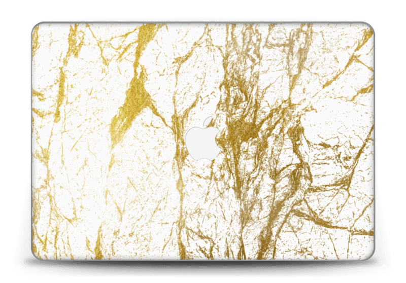 Kultainen ja valkoinen tarrakuori MacBook Pro Retina 15” 2015