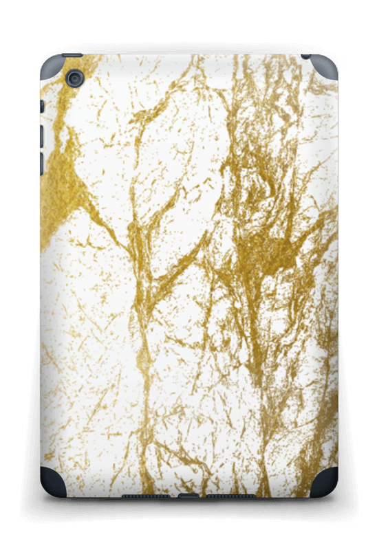Gull og Hvitt Skin IPad mini 2 back