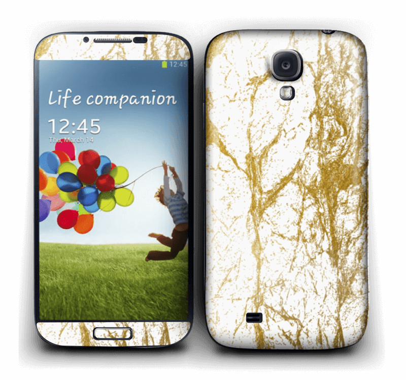 Lovely gold and white design for your skin, add your own personal touch with your name.