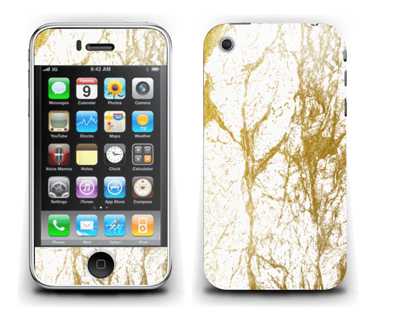Lovely gold and white design for your skin, add your own personal touch with your name.