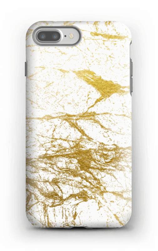 Goud en wit hoesje IPhone 7 Plus tough